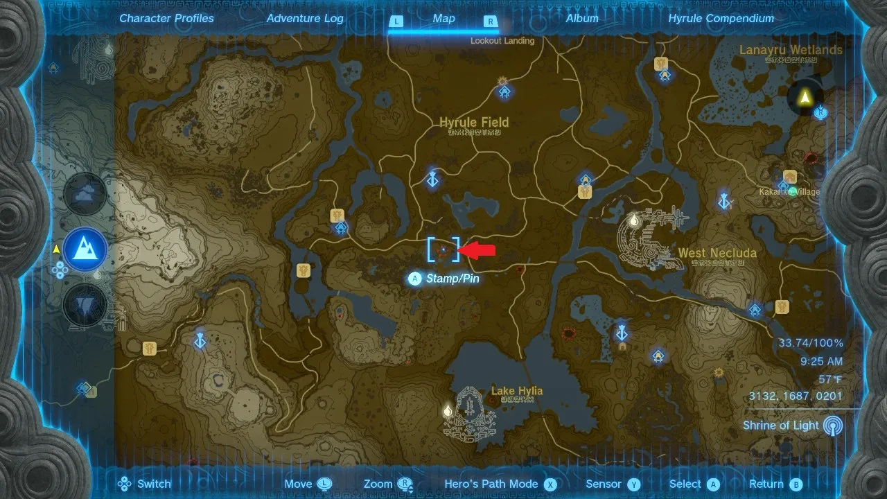 Map directions to the Great Abandoned Central Mine